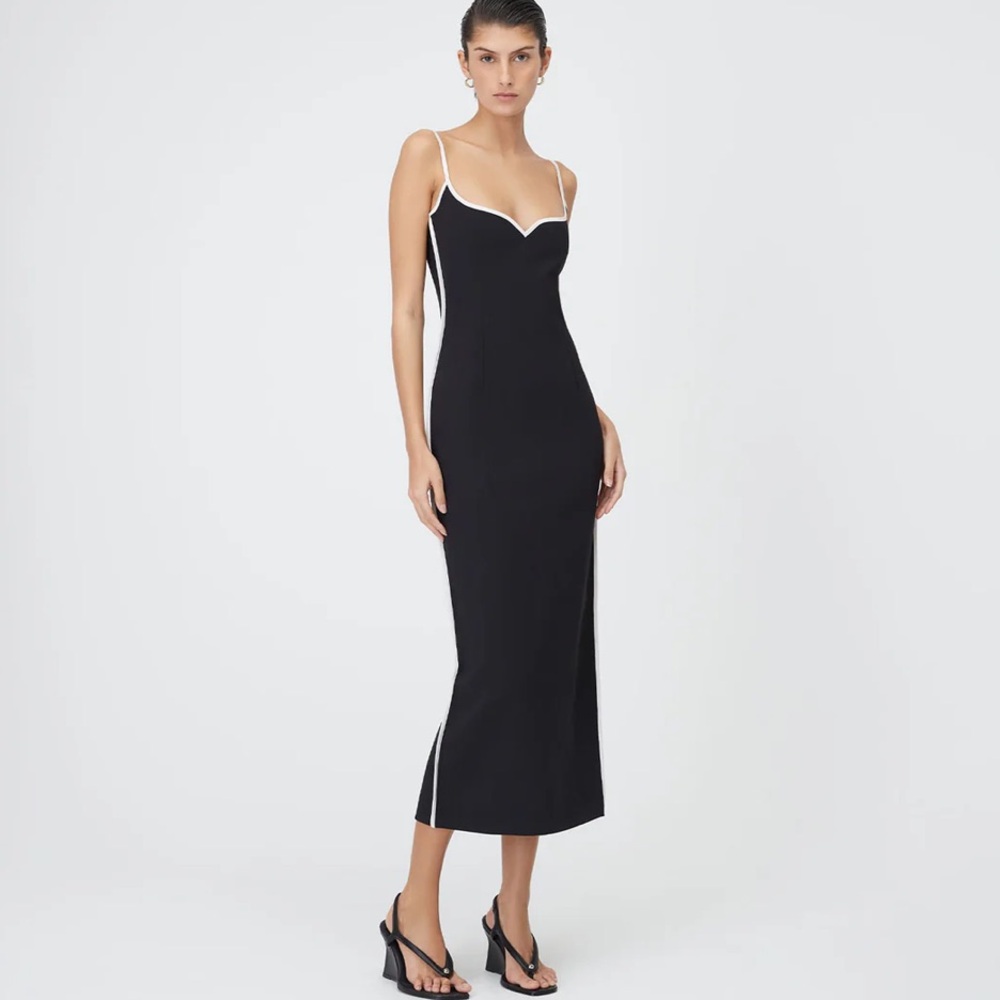 Paris Georgia Black Heart Midi Dress